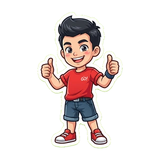 Chromux mascot showing approved thumbs up