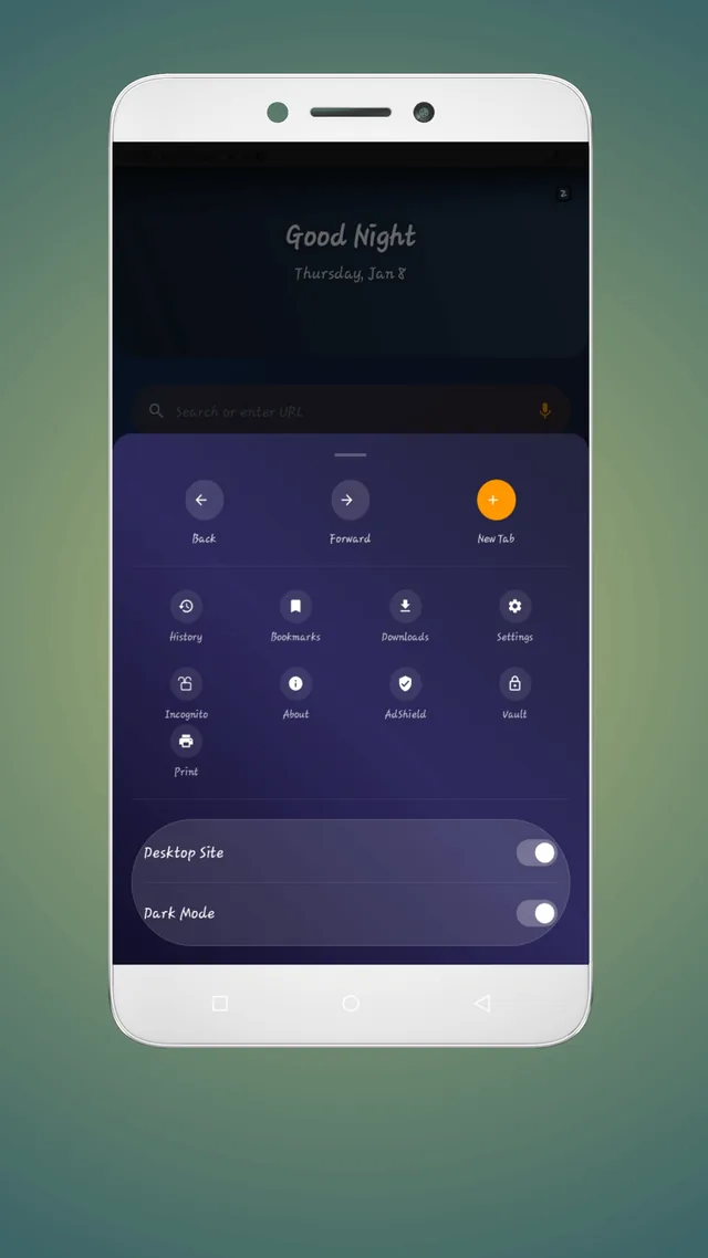 Chromux menu screen