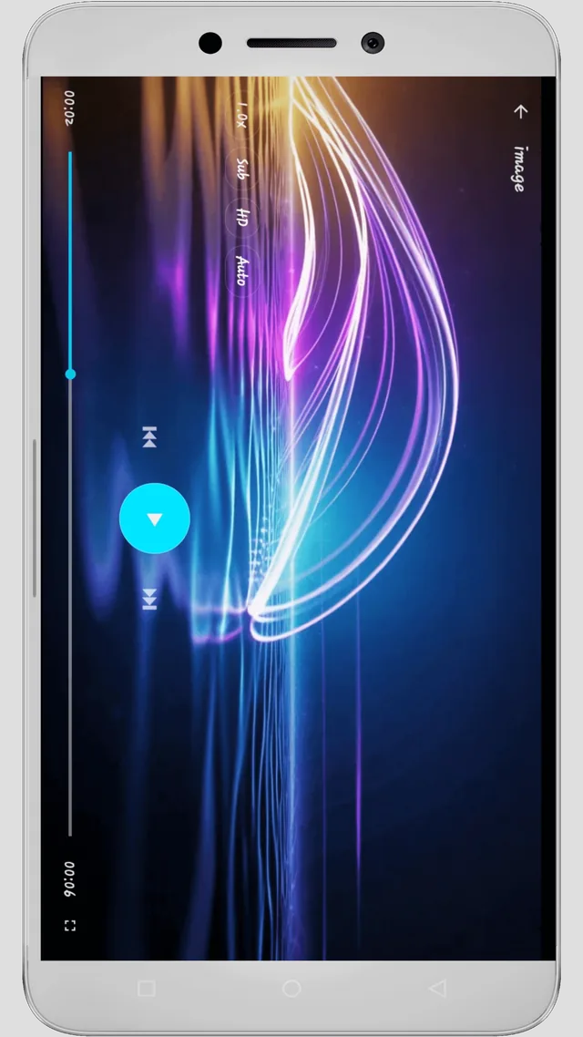 Chromux video player screen